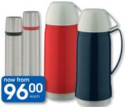 Clicks Stainless Steel Flask With Colour Rim