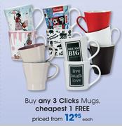 Clicks Mugs-Each