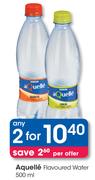  Aquelle Flavoured Water-2x500ml