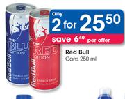 Red Bull Cans-2x250ml