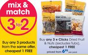 Clicks Dried Fruit & Nuts(Excludes Tubs)-Per Pack