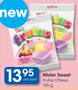 Mister Sweet Frutus Chews-125g Per Pack