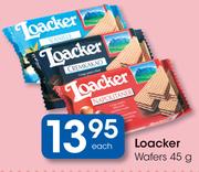 Loacker Wafers-45g Each