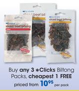 Clicks Biltong Packs-Per Pack