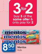 Mentos Rolls-Per Roll