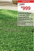 Naterial Artificial Grass Roll 100% Polypropylene H20mm x W2m x L5m 