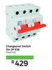 Changeover Switch Din 2P 63A 81487330 
