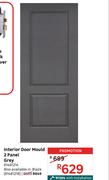 Interior Door Mould 2 Panel Black 81481218