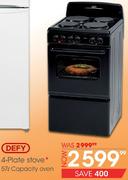 Defy 4 Plate Stove