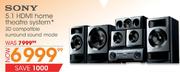 Sony 5.1 HDMI Home Theatre System