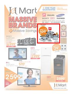 Jet Mart : Massive Brands ( 11 Aug - 31 Aug 2014 ), page 1