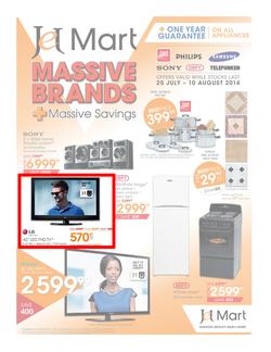 Jet Mart : Massive Brands ( 11 Aug - 31 Aug 2014 ), page 1