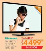  Hisense 40" LED TV
