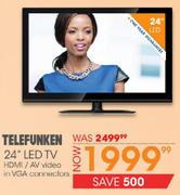  Telefunken 24" LED TV