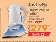 Russell Hobbs Steam Iron Or Kettle-Each