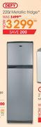 Defy 220ltr Metallic Fridge