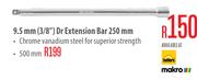 9.5mm (3/8") Dr Extenstion Bar 250mm