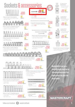 Builders : Mastercraft Handtools (26 October - 28 November 2021), page 5