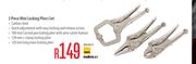 Mastercraft 3 Piece Mini Locking Pliers Set