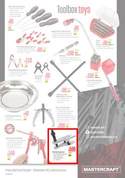 Builders : Mastercraft Handtools (26 October - 28 November 2021), page 8