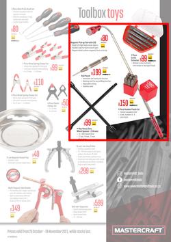 Builders : Mastercraft Handtools (26 October - 28 November 2021), page 8