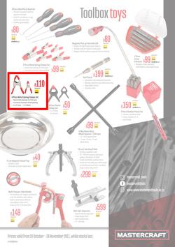 Builders : Mastercraft Handtools (26 October - 28 November 2021), page 8
