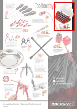 Builders : Mastercraft Handtools (26 October - 28 November 2021), page 8