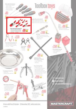Builders : Mastercraft Handtools (26 October - 28 November 2021), page 8
