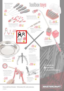 Builders : Mastercraft Handtools (26 October - 28 November 2021), page 8
