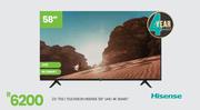 Hisense 58" UHD 4K Smart Television 23-759