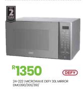 Defy 30L Mirror Microwave DMO390/30S/391 24-222