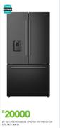 Hisense 575L Nett Blk SS French Door Fridge H760FSB-WD 20-581
