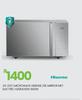 Hisense 26L Mirror Met Electric 800W Microwave Oven H26MPS5H 24-233