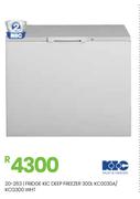 KIC 300L WHT Deep Freezer/Fridge KC0030A/KCG300 20-263