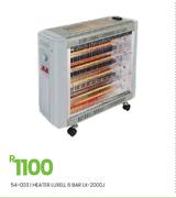 Luxell 6 Bar LX-2000J Heater 54-003