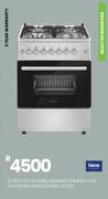 Ferre 4 Burner Compact Full Gas Stove 60X60 S/Steel F6B40G2.SI/SIA 21-552