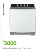 Defy 18Kg T/T WHT W/Machine DTT180 22-281