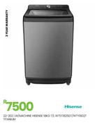 Hisense 18Kg T/L Titanium W/Machine WT5T1825DT/WTY1802T 22-302