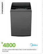 Midea 13Kg T/L MET W/Machine MA200W130/G/KL13TLE4M