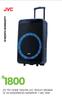 JVC Trolley Speaker 12" BT + MIC 30W Home Theatre XS-N4120PBS/XS-N4110PB 23-751
