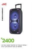 JVC Trolley Speaker 10" (2x1) 80W BT + MIC Home Theatre XS-N518PB 23-764
