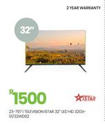 Istar 32" LED HD Television 32GX-01/32WD02 23-797