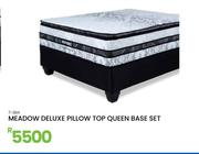 Restonic Meadow Deluxe Pillow Top Queen Base Set 7-384