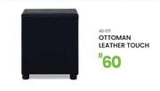 Leather Touch Ottoman 40-1171