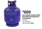 Cadac 5kg Empty Gas Cylinder (Blue) (Excluding Gas & Accessories)