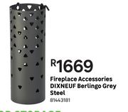 Dixneuf Berlingo Grey Steel Fireplace Accessories 81443181