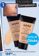 NYX Stay Matte But Not Flat Liquid Foundation-Each