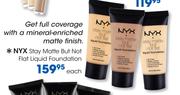 NYX Stay Matte But Not Flat Liquid Foundation-Each