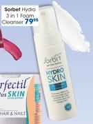 Sorbet Hydro 3 In 1 Foam Cleanser