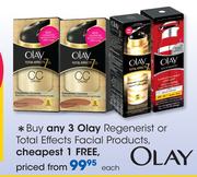 Olay Regenerist Or Total Effects Facial Products-Each